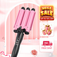 Máy Uốn Tóc 3 Trục Dập Sóng Nước Làm Tóc Đẹp Chuẩn Salon Tóc Không Gây Hư Tổn - Sweet