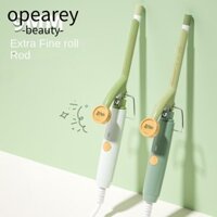 Máy uốn tóc bằng len OPEAREY, Cây đũa phép uốn điện siêu mịn, Tóc ngắn chuyên nghiệp 9mm bằng gốm Teddy Curling Iron Salon Dụng cụ tạo kiểu tóc