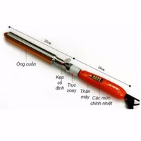 Máy Uốn Tóc Cao Cấp NoVa lõi đồng có 5 chỉnh nhiệt trục xoay máy làm tóc