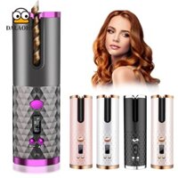 Máy uốn tóc điện DALAOHU, Máy uốn tóc nữ không dây mượt mà, Chống bỏng USB di động có thể sạc lại Hộ gia đình Máy uốn tóc bằng sắt gợn sóng