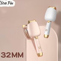 Máy Uốn Tóc Gợn Sóng Nước 32mm Bằng Sắt Cho Mèo