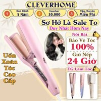 Máy uốn tóc, máy làm tóc xoăn tự động mini xoay 360 độ size 32mm gốm Tourmaline không hư tổn tóc