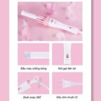 Máy uốn tóc mini tự động 3 trục 3 in 1, làm xoăn tóc [loại 1]