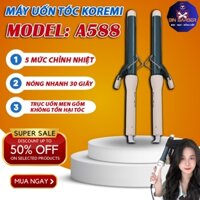 Máy uốn tóc tạo kiểu Hàn Quốc Koremi A588 đa chức năng: Làm xoăn phồng tóc, xoăn lọn to nhỏ, tạo kiểu tóc nhanh chóng
