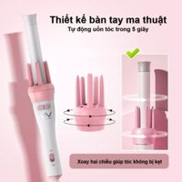Máy Uốn Tóc Trục Xoay Tự Động VIVID&VOGUE Tặng Kèm Lược Và Kẹp Tóc