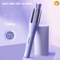 Máy Uốn Tóc Tự Động 360 Độ Trục 32mm-Máy Uốn Tóc Xoăn Xoay Tự Động Chỉnh Nhiệt Thông Mình, Làm Nóng Nhanh Dễ Tạo Kiểu