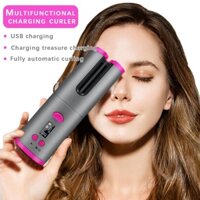 Máy uốn tóc tự động có thể sạc lại 🌺 BUỒNG UỐN CÁCH NHIỆT BẢO VỆ TAY KHÔNG BỊ BỎNG KHI DÙNG🌺 Bảo Hành 12 Tháng