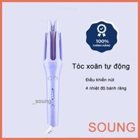 Máy uốn tóc tự động dài 32mm tạo kiểu lâu dài mà không làm tổn thương tóc,ion âm,chất liệu sứ,hiện vật lười biếng