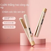 Máy uốn tóc tự động và máy làm tóc xoăn hippie tiện lợi cho việc tạo kiểu tóc đẹp tại nhà, kèm lược điện ion âm và hộp để kẹp tóc  Máy duỗi tóc mini và máy ép tóc tiện dụng cho việc duỗi tóc tại nhà, kèm máy bấm tóc phồng và lược tròn tạo phồng