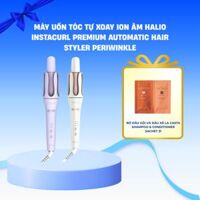 Máy Uốn Tóc Tự Xoay Ion Âm Halio instaCurl Premium Automatic Hair Styler Periwinkle