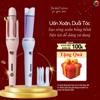 Máy Uốn Tóc Xoăn Ép Duỗi Tự Động 2 trong 1, Máy Uốn Xoăn Tạo Kiểu Là Duỗi Tóc EXTRA Pro SS06 Trục 32mm, Đa Năng Tiện Lợi