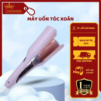 Máy Uốn Tóc Xoăn Hippie Sóng Nước 32mm Chất Liệu Gốm Sứ Cao Cấp Máy Dập Xù Làm Tóc Xoăn Tiện Lợi
