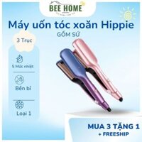 Máy uốn tóc xoăn sóng Hippie 2 trục, máy uốn xoăn sóng nước dễ sử dụng BEE HOME UX3T