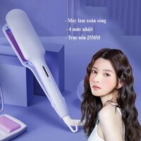 Máy Uốn Tóc Xoăn Sóng Nước 2 Trục size 25mm công nghệ gốm sứ tourmaline-ion âm bảo vệ tóc UT06