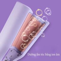 Máy Uốn Tóc Xoăn Sóng Nước 4 Mức Chỉnh Nhiệt - Máy Làm Tóc Xoăn Gợn Sóng 32mm,điện áp 220V, Tạo Kiểu Tóc Nhanh