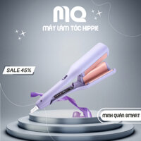 Máy Uốn Tóc Xoăn Sóng Nước Hippie Size 32mm Chất Liệu Gốm Sứ Ceramic Cao Cấp, Chỉnh Nhiệt