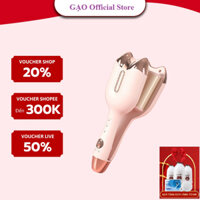 Máy Uốn Tóc Xoăn Sóng Nước Chất Liệu Gốm Sứ Bảo Vệ Tóc Chống Bỏng Size 32mm, 4 Mức Chỉnh Nhiệt Độ