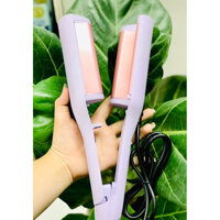Máy Uốn Tóc Xoăn Sóng Nước 32mm, Gợn Sóng Bản To Dập Xoăn Hippie