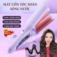 Máy Uốn Tóc Xoăn Sóng Nước Hippie 32mm Chất Liệu Gốm Sứ Ceramic Cao Cấp - ViJully Cosmetic NEW