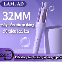 Máy Uốn Tóc Xoăn Tự Động Hair Curler 32mm 4 Mức Nhiệt Cao Cấp