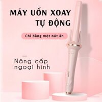 Máy Uốn Tóc Xoăn Tự Động Hair Curler 28mm 3 Mức Nhiệt Cao Cấp.