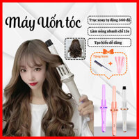Máy uốn tóc xoăn tự động, làm làm tóc xoăn sóng tự động xoay 360 độ trục 28mm, điều chỉnh nhiệt an toàn