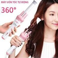 Máy Uốn Tóc Xoăn Tự Động Tặng Lược Và Kẹp Tóc, Máy Uốn Tóc 360 Độ Làm Tóc Đẹp Nhẹ Nhàng Chuẩn Salon