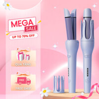 Máy Uốn Tóc Xoăn Tự Động Uốn Xoăn Ép Duỗi Tóc EXTRA Trục 32mm, Máy Uốn Xoăn Tạo Kiểu Tóc SAMIO 2 trong 1 Xoay Tự Động