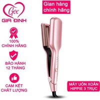 Máy uốn xoăn hippie máy uốn sóng nước 3 trục máy tạo kiểu sóng nước Hàn Quốc cao cấp trục 22mm