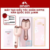 Máy Uốn Xoăn Sóng Tạo Kiểu Hippie 32mm Không Hại Tóc, Máy Bấm Tóc Gợn Sóng Tự Nhiên, Chất Liệu Gốm Sứ Chống Bỏng Tay