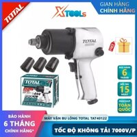 Máy vặn bu lông TOTAL TAT40122 súng siết bu lông dùng hơi 12.5 mm (1/2") , Tốc độ không tải 7000v/p, 610Nm (450ft), 1/4"