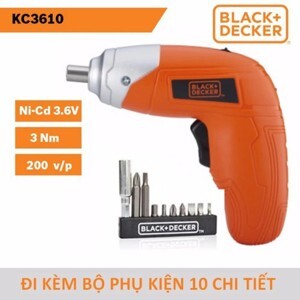 Máy vặn vít Black&Decker KC3610-B1 3.6V