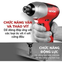 Máy vặn vít động lực 12V Devon 5228-Li-12H (Hộp nhôm + Phụ kiện)