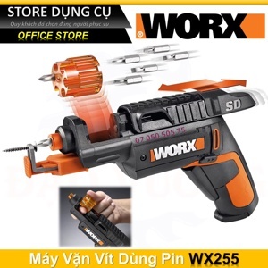 Máy vặn vít dùng pin 4V Worx Orange WX255
