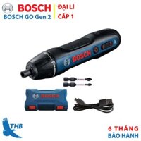 Máy vặn vít dùng pin Bosch Go Gen 2 kèm 2 đầu vít - cải tiến thế hệ mới khắc phục nhược điểm cũ