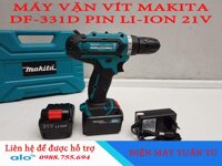 MÁY VẶN VÍT MAKITA-DF-331D-PIN LI-ION 21V