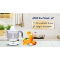 Máy Vắt Cam BEKO 1L - CJB5103W Công Suất 40W, Gồm 2 Đầu Vắt Tự Động Đảo Chiều Không Gây Đắng Khi Dùng  - Hàng Chính Hãng