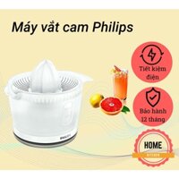 Máy vắt cam Philips 25W HR 2738. Dung tích 0.5 lít, tính năng vắt tự đảo chiều không tốn nhiều lực. Bảo hành 12 tháng