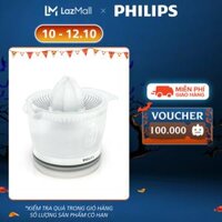 Máy Vắt Cam Philips HR2738/00 (Trắng) -25W-0.5 Lít giúp vắt nước trái cây tươi ngon dễ dàng- Hàng phân phối chính hãng