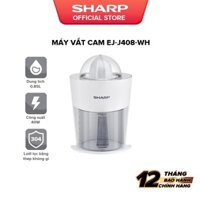 Máy Vắt Cam Sharp EJ-J408-WH [Máy Vắt Êm Lưới Lọc Bằng Thép Không Gỉ] - BH 12 Tháng