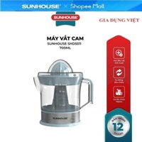 Máy vắt cam Sunhouse SHD5511 - 7L, 25W - Màu xanh, 2 đầu vắt, tự động đảo chiều - Đế chống trượt