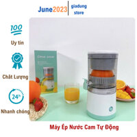 Máy Vắt Cam Tự Động, Máy Ép Cam Hoa Quả Tích Điện Đa Năng , Máy Ép Chậm, Dùng Cho Gia Đình Quán Coffee