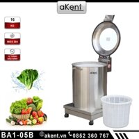 MÁY VẮT KHÔ RAU QUẢ BẰNG LY TÂM 16KG CÔNG SUẤT LỚN BẰNG THÉP KHÔNG GỈ BA1-05B