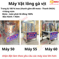 Máy vặt lông gà, vịt, ngan, ngỗng, mèo, chó, dê  Hàng Việt Nam chất liệu INOX động cơ 100% dây đồng