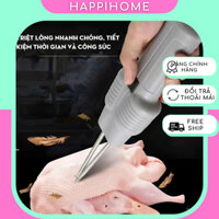 Máy vặt lông vịt cầm tay, Máy nhổ lông vịt HAPPIHOME động cơ siêu khỏe giúp nhổ sạch,pin trâu cổng sạc USB tiện lợi