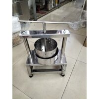 Máy vắt nước cốt dừa -ép tóp mỡ thủ công lồng ép 18cm bằng inox