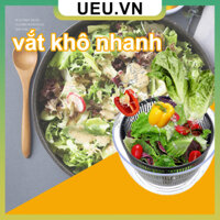 Máy vắt nước rau củ dạng xoay khô thoát nước, quay bán tự động tiết kiệm thời gian làm bếp Máy Sấy Khô Rau Củ Quả