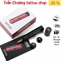 Máy xăm pen 2 pin, Máy xăm không dây tattoo, Máy xăm Novum giá rẻ - đa năng với stroke 3.5 và 4.0, 2 pin