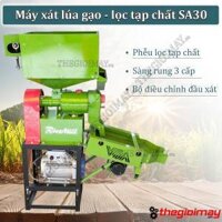 Máy xát gạo có sàng lọc rác SA30 (tặng kèm sàng xát gạo)