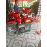 Máy xát gạo có sàng lọc sạn 3 cấp , có khả năng xay, nghiền nhỏ như ngô, khoai